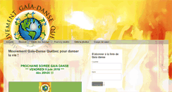 Desktop Screenshot of gaiadanse.com